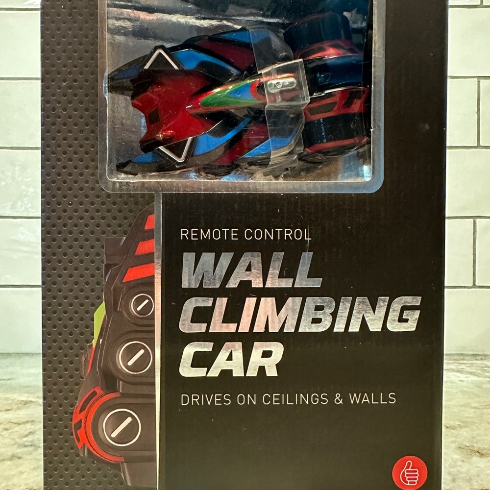 Remote Control Wall Climbing Car Drives on Ceilings & Walls